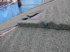 屋根材の固定
