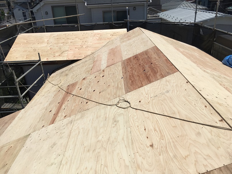 構造用合板（屋根や壁に使う板）5枚まとめて
