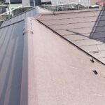 屋根葺き替えの施工後（南東面）