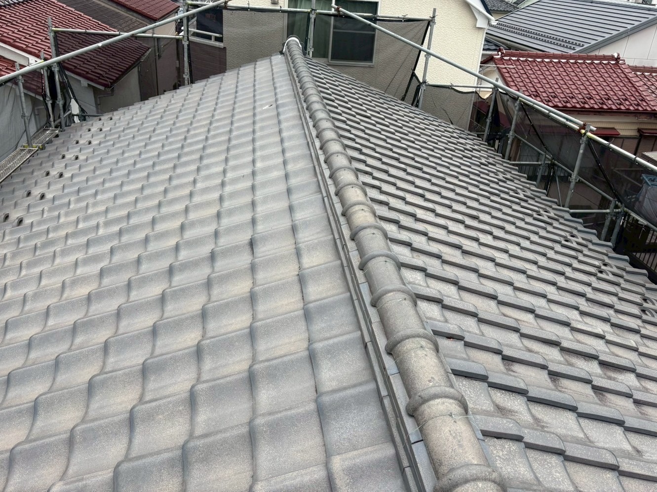 屋根施工後
