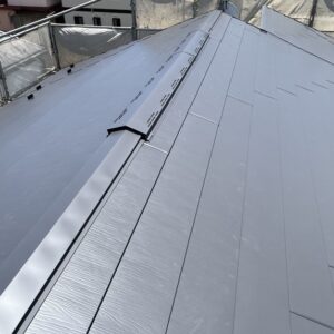 棟板金取付け