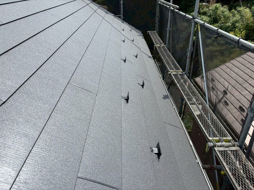 雪止め金具取付け