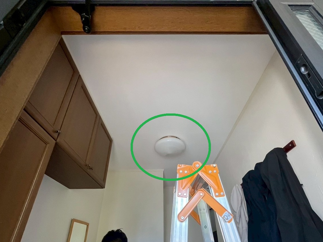 室内雨漏り箇所