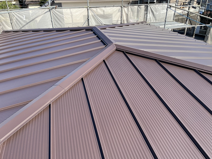 大屋根仕上がり