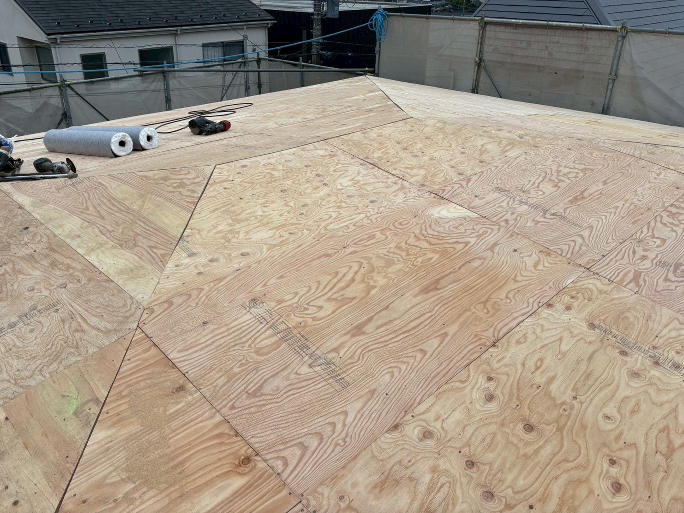 構造用合板張り