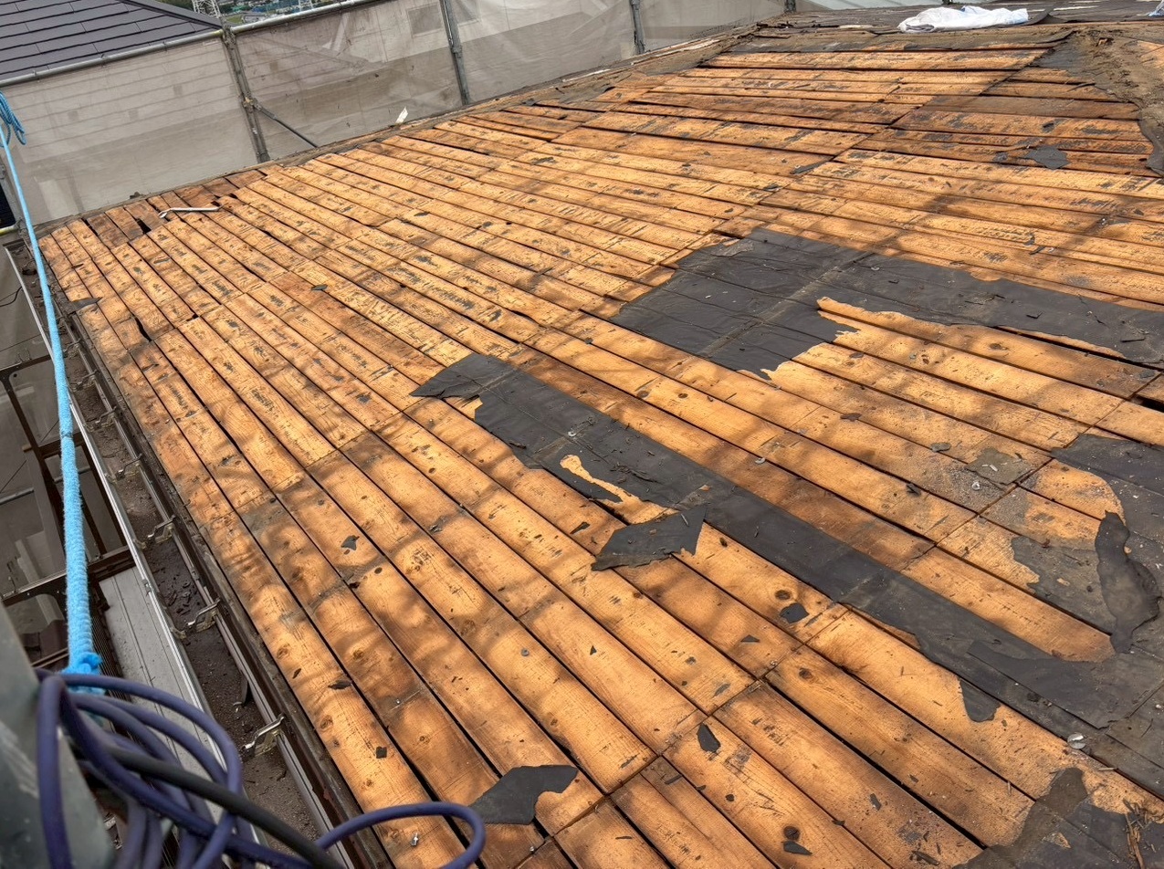 トタン屋根の解体