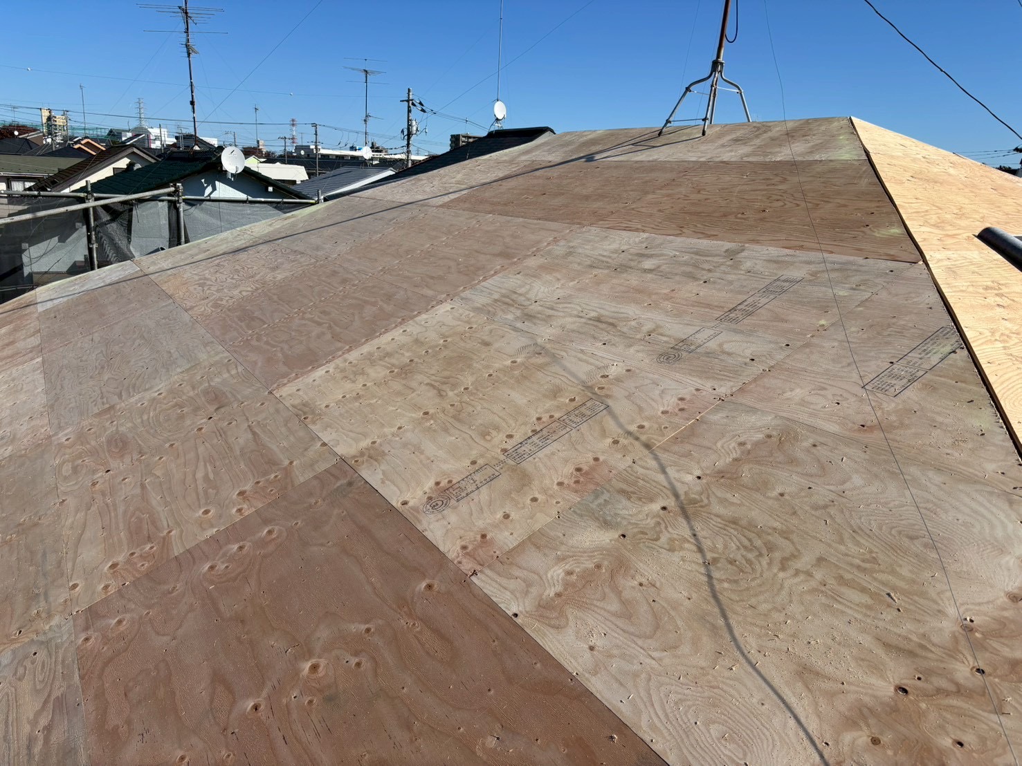 構造用合板張り