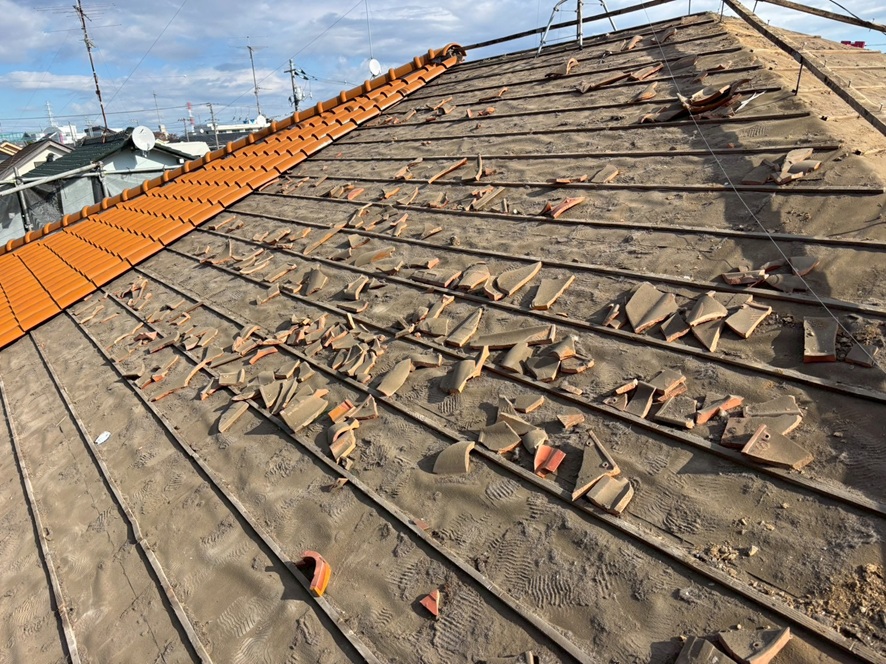 瓦屋根解体