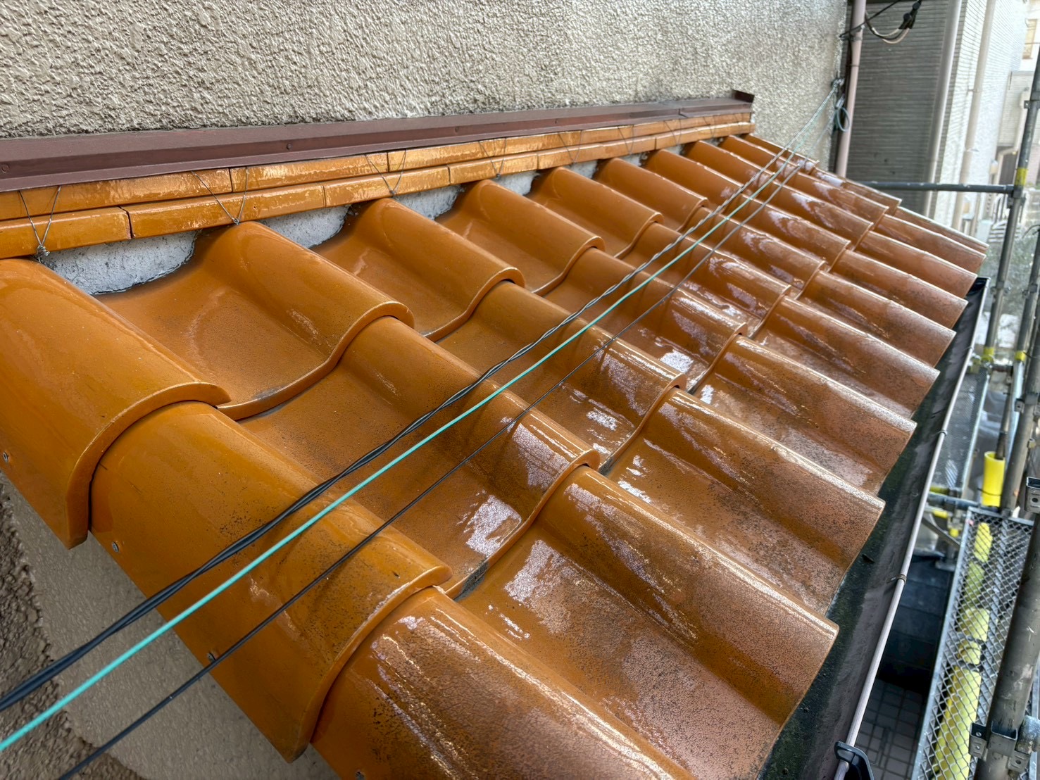 玄関上屋根施工前